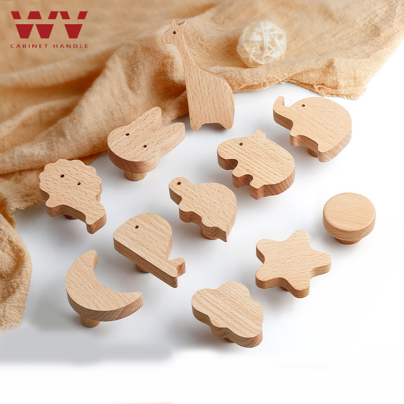 Furniture Hardware Restoration - WV Foy-Porte en bois animal mignon,