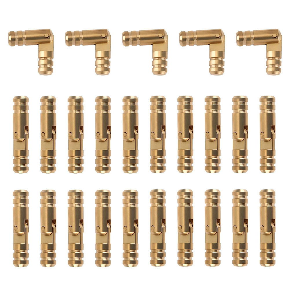 Furniture Hardware Antique - Charnières pliantes cylindriques en laiton à