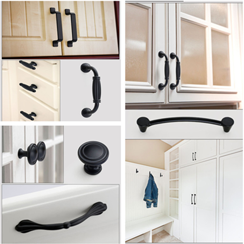 Poignées noires pour boutons d - Furniture Hardware Restoration avis et prix