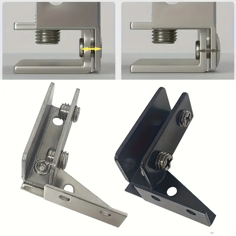2 charnières de porte en verre - Furniture Hardware Display avis et prix