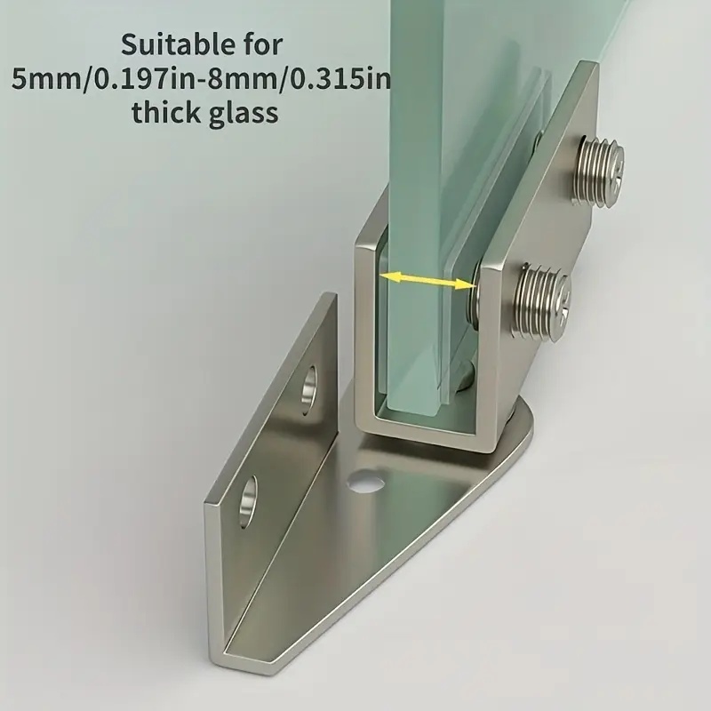 2 charnières de porte en verre - Furniture Hardware Display avis et prix