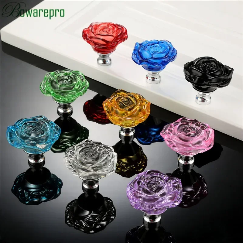 Bowarepro 50MM cristal Rose ve - Furniture Hardware Restoration avis et prix